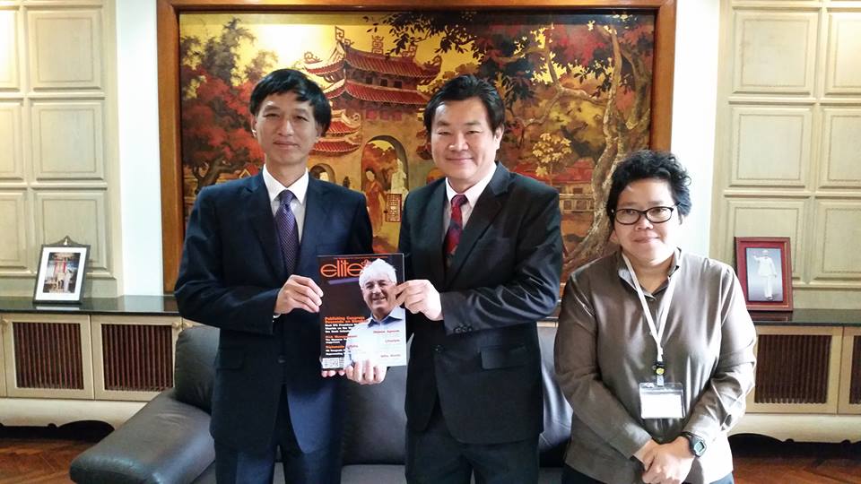 H.E. Nguyen Tat Thanh, Vietnam ambassador to Thailand gave interview to Elite+