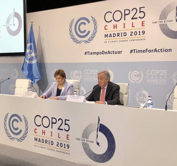 COP25 Has Begun 25th United Nations Climate Change Conference  2-13 December 2019, Madrid Spain