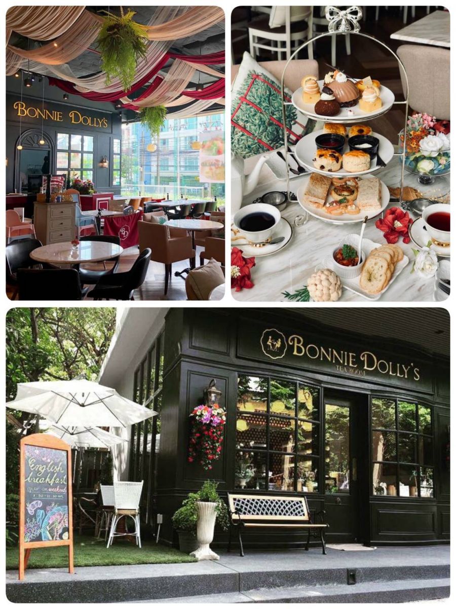 A cafe for afternoon tea British aristocratic style.