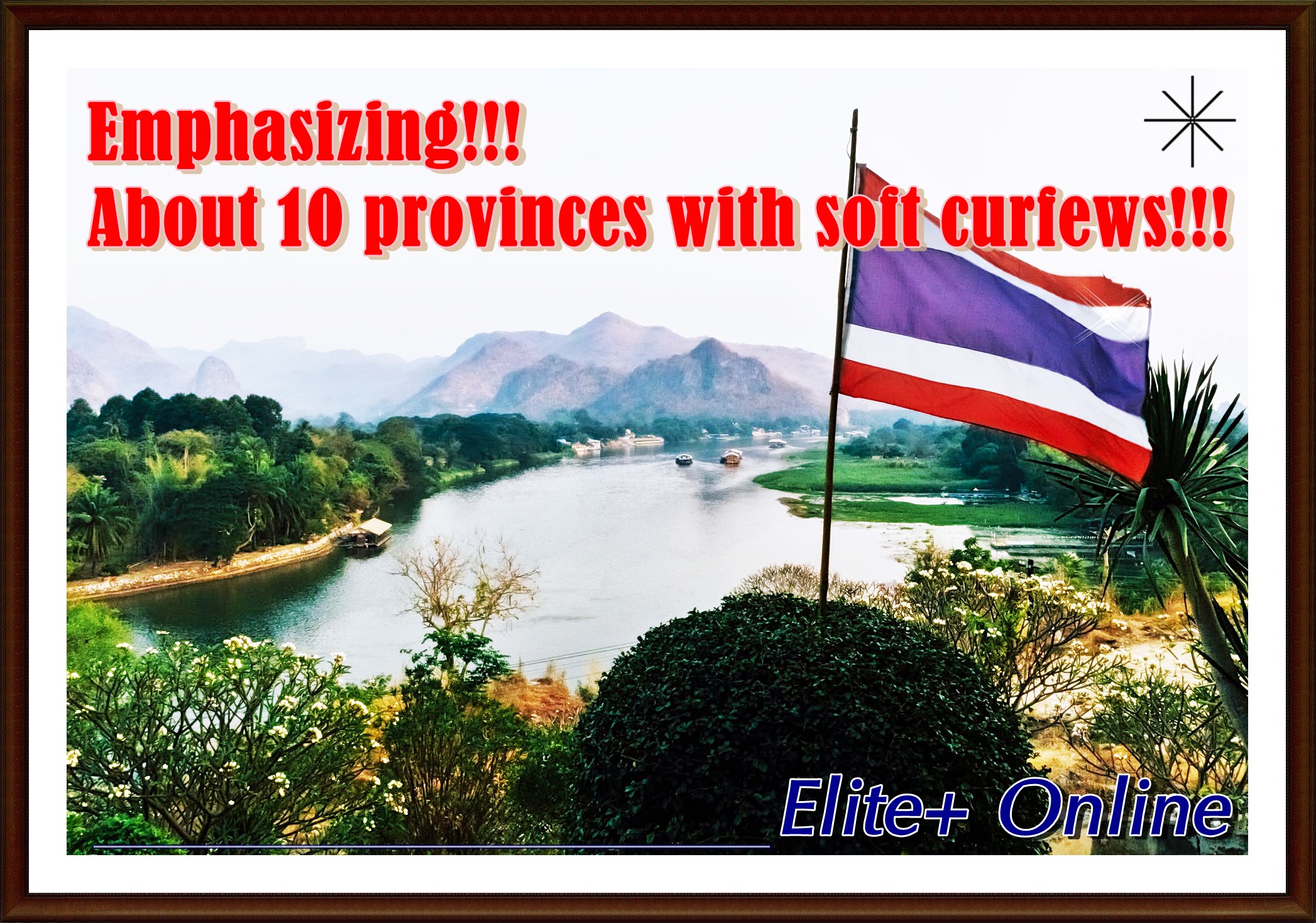 Emphasizing!!! 10 provinces with soft curfews!!! 