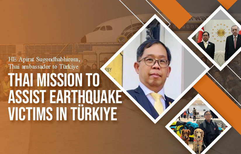 Thai Mission to Assist Earthquake Victims in Türkiye