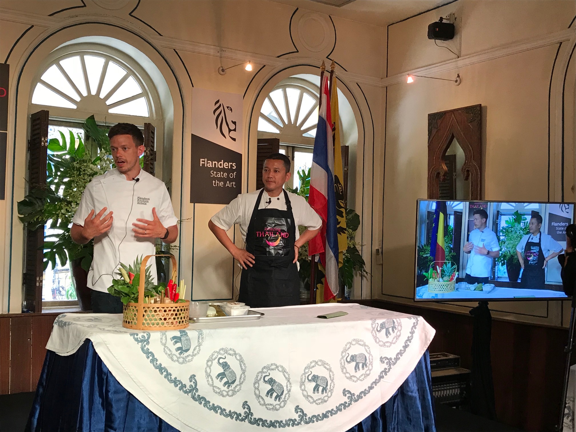 Flanders Kitchen Rebels Cook-off Launches Thai-flemish Food Tourism Collaboration