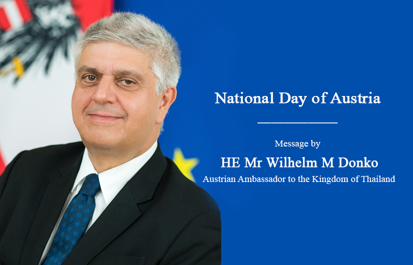 National Day Of Austria  Message By  HE Mr Wilhelm M Donko