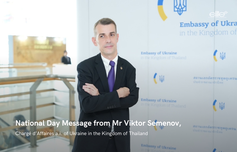 National Day Message from Mr Viktor Semenov, Chargé d’Affaires a.i. of Ukraine in the Kingdom of Thailand