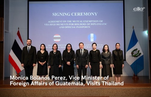 Monica Bolanos Perez, Vice Minister of Foreign Affairs of Guatemala, Visits Thailand