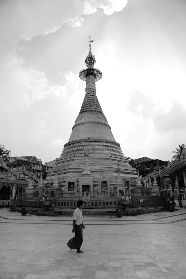 the largely inknown but impressive shwe phone pwint pagoda in yangon.