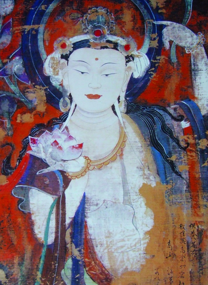 Avalokiteshvara painting from the Tang Dynasty.