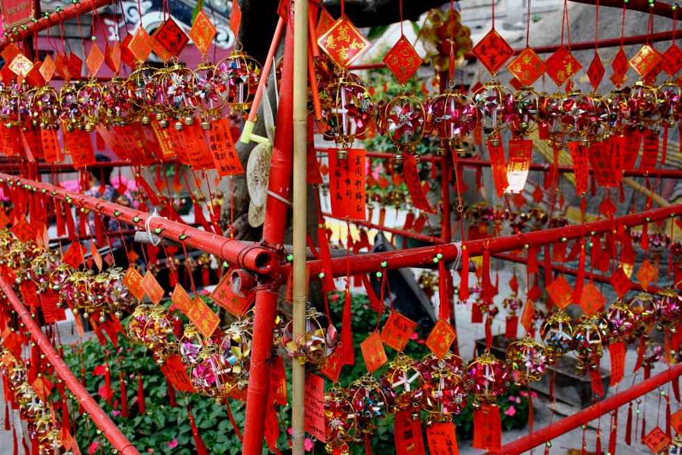 Seeking good fortune at A-Ma Temple