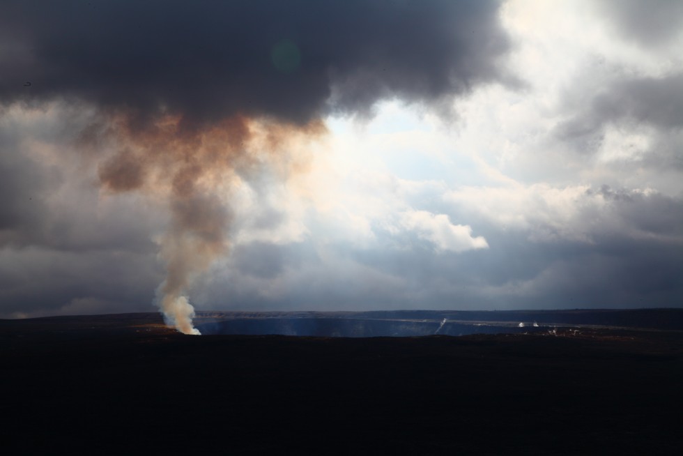 Kilauea Creter eruption, Big Island.