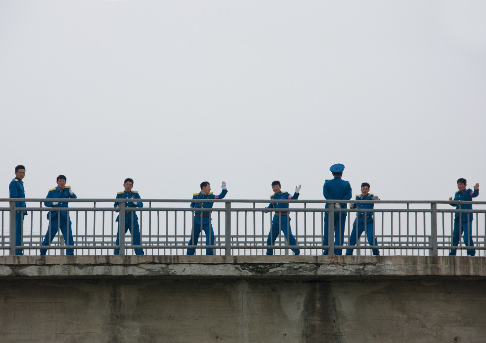 “There are a lot of policemen in Pyongyang...” “Yes, Mr Eric; the city is very safe, you can go out at night and will not be attacked like in America.” “But you won’t allow me to go out at night!”