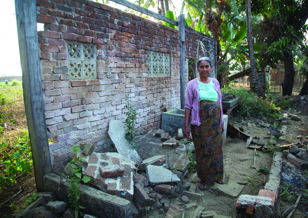 “Extremist Buddhists came and destroyed my house. My whole life’s work. The government, under pressure from the international community, finally gave us some money to rebuild. With the money I received, though, I could only build a wooden house, not a solid brick one like I had before.”