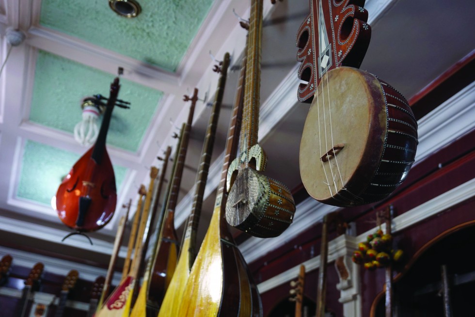 Traditional instruments such as the rawap, khushtar and satar produce the dulcet, somnolent folk music that remains popular in Uyghur communities.