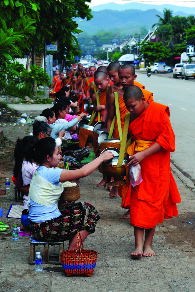Similar to a few countries in Southeast Asia along the Mekhong River, Songkran festival marks the new year, a new beginning and a big cleanse – physically and spiritually – to rid one’s body and mind of impurities and worries. Every year, from April 14-16, Laotians celebrate a journey into the new.