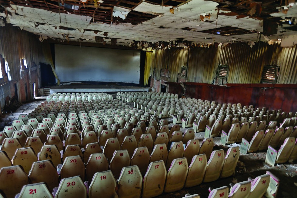 Auditorium of the Petch Siam Theater - Sri Samrong, Sukhothai, Thailand.