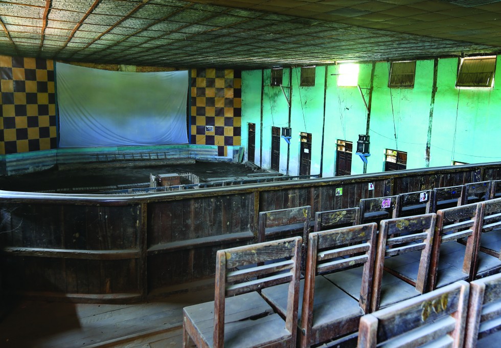 Inside the Sein Cinema - Paung, Mon State, Myanmar.