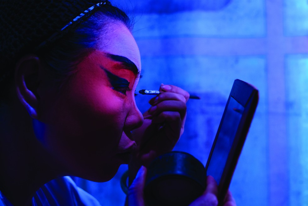 Chinese opera combines distinctive music, art, literature and dramatic make-up