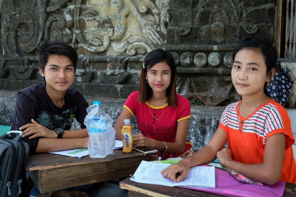 Sittwe students.