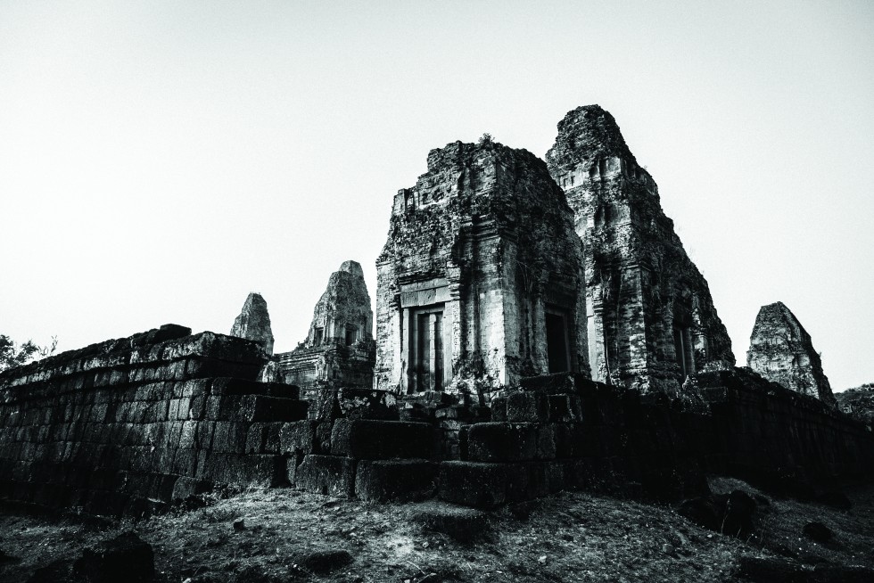 Reverberations. Angkor Cambodia.