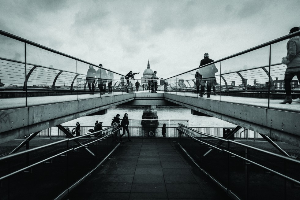 Moving Pictures. St Paul's Cathedral, London, UK.