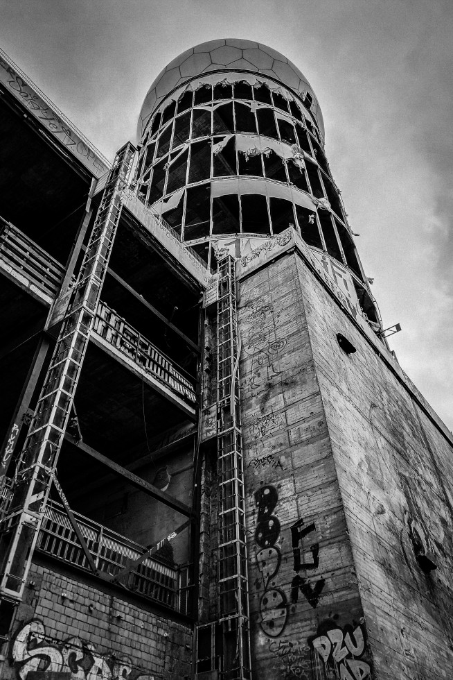 Teufelsberg, former spy centre and NSA listening post, built on top of a former Nazi compound and a literal mountain of post-war rubble. A lingering symbol of the Cold War in Grunewald.