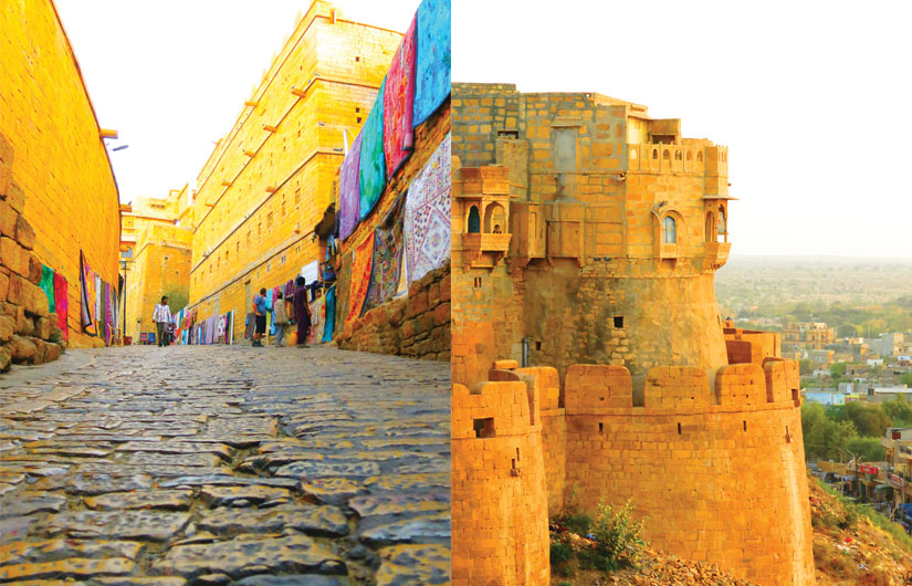 Inside Jaisalmer Fort. / Jaisalmer Fort.