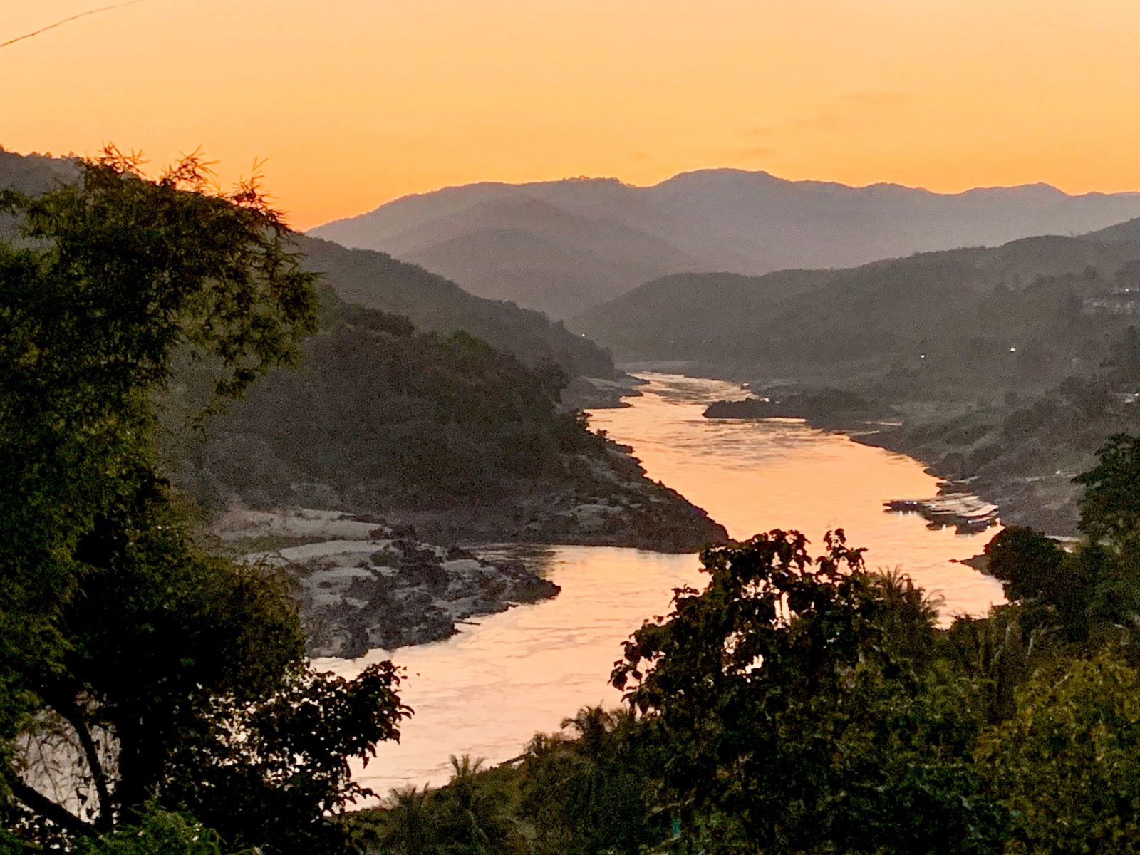 Riding into Laos