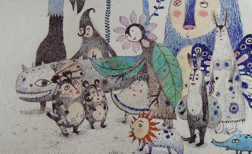 Winner of the inaugural ASEAN Illustration Contest, Kampanart Sangsorn
