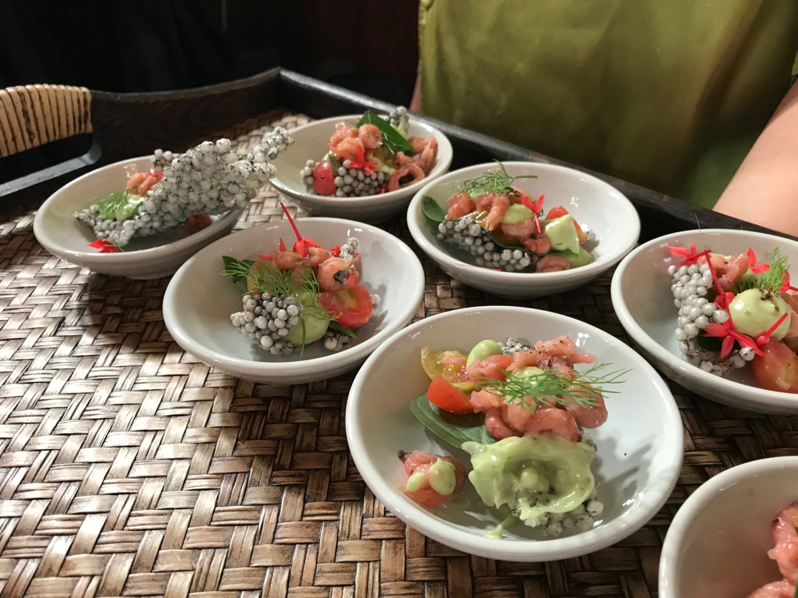 Thai-Flanders fusion dishes at the Flanders Kitchen Rebels event in Bangkok, Thailand - photo by Chris Wotton