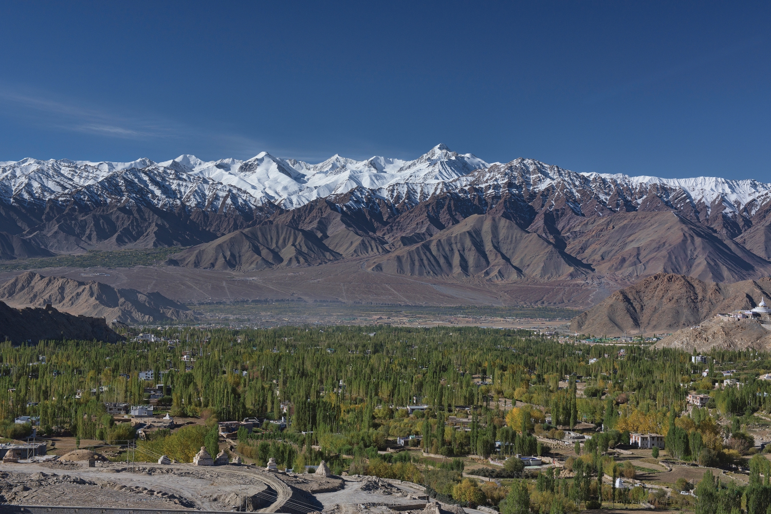 THE HIMALAYAS Cut off by snow for over half the year, Ladakh is one of the world's most stunning physical wonders