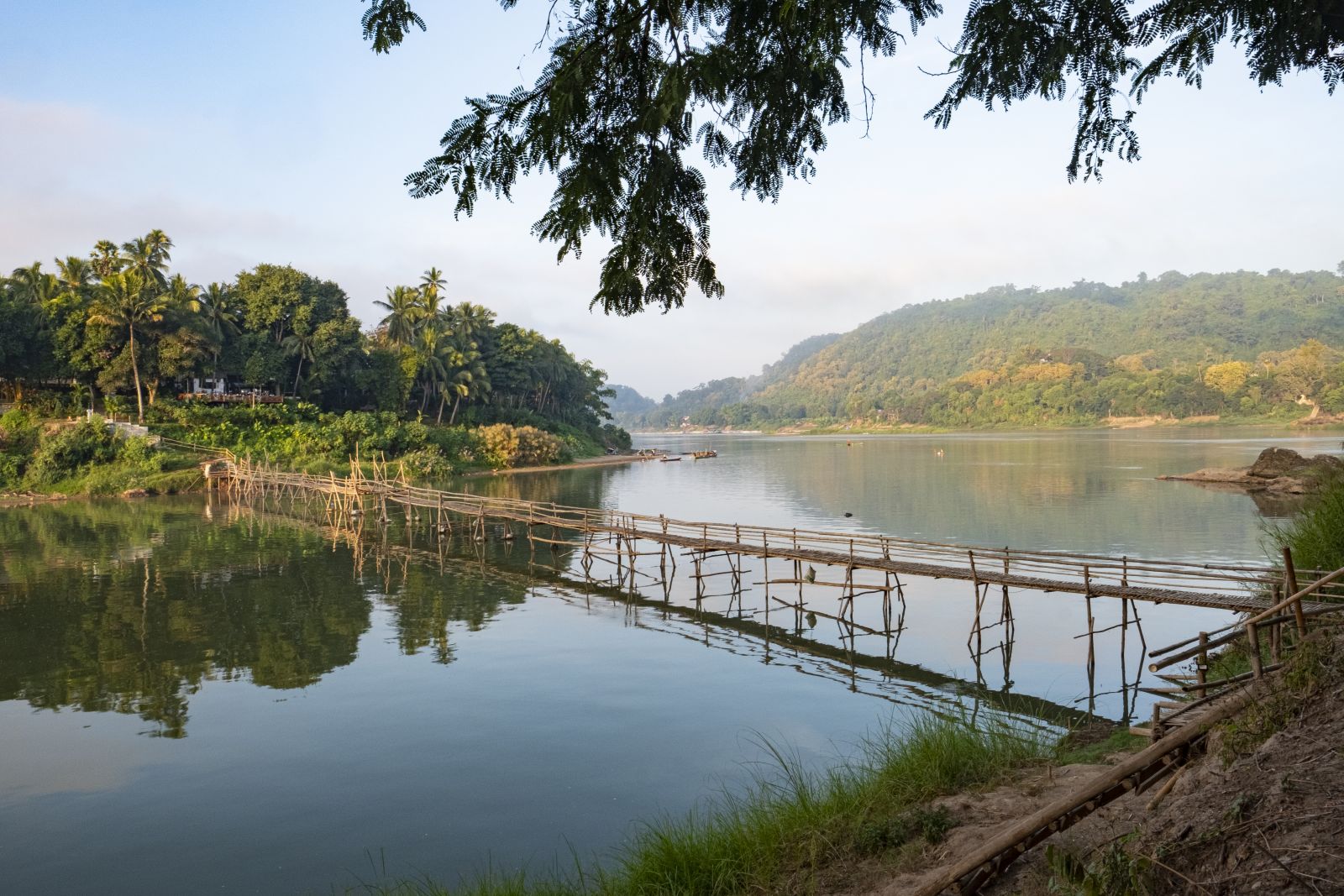 Riding into Laos