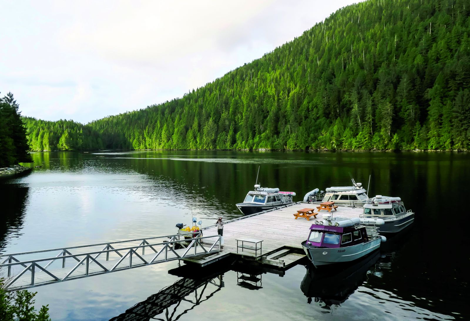 Spirit Bear Lodge boat landing