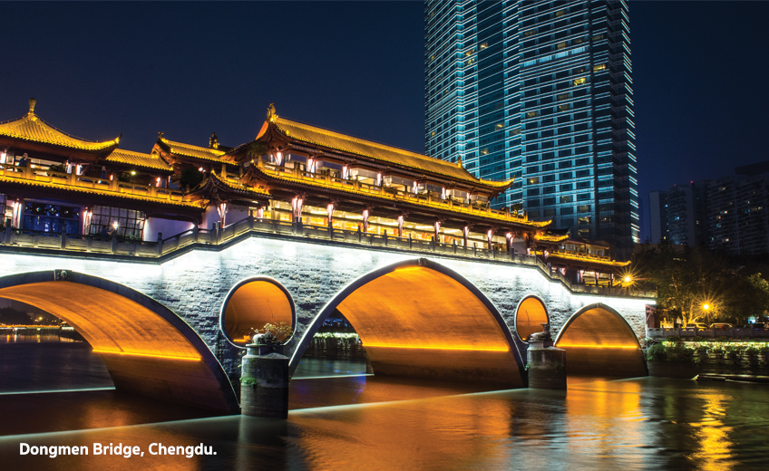 Dongmen Bridge, Chengdu.